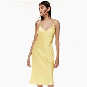 Aritzia Wheat Slip dress like new size small